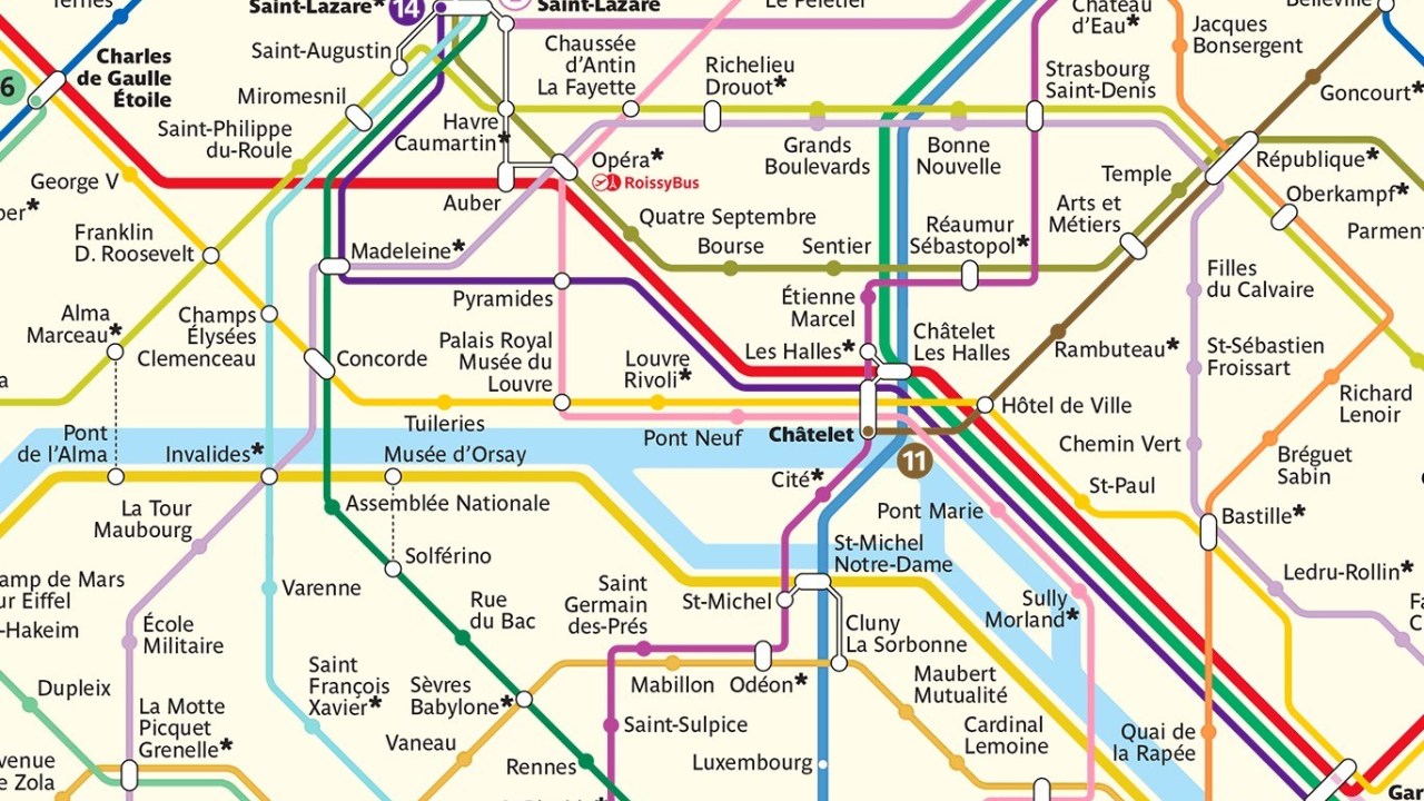 年版 パリの地下鉄メトロの切符の種類 料金 路線図 フランス 弐は壱よりも古い